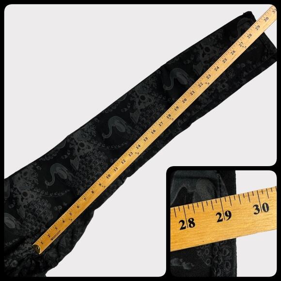 Xhilaration Jeans Peacock Print Juniors 7 Black Gray - Picture 11 of 12